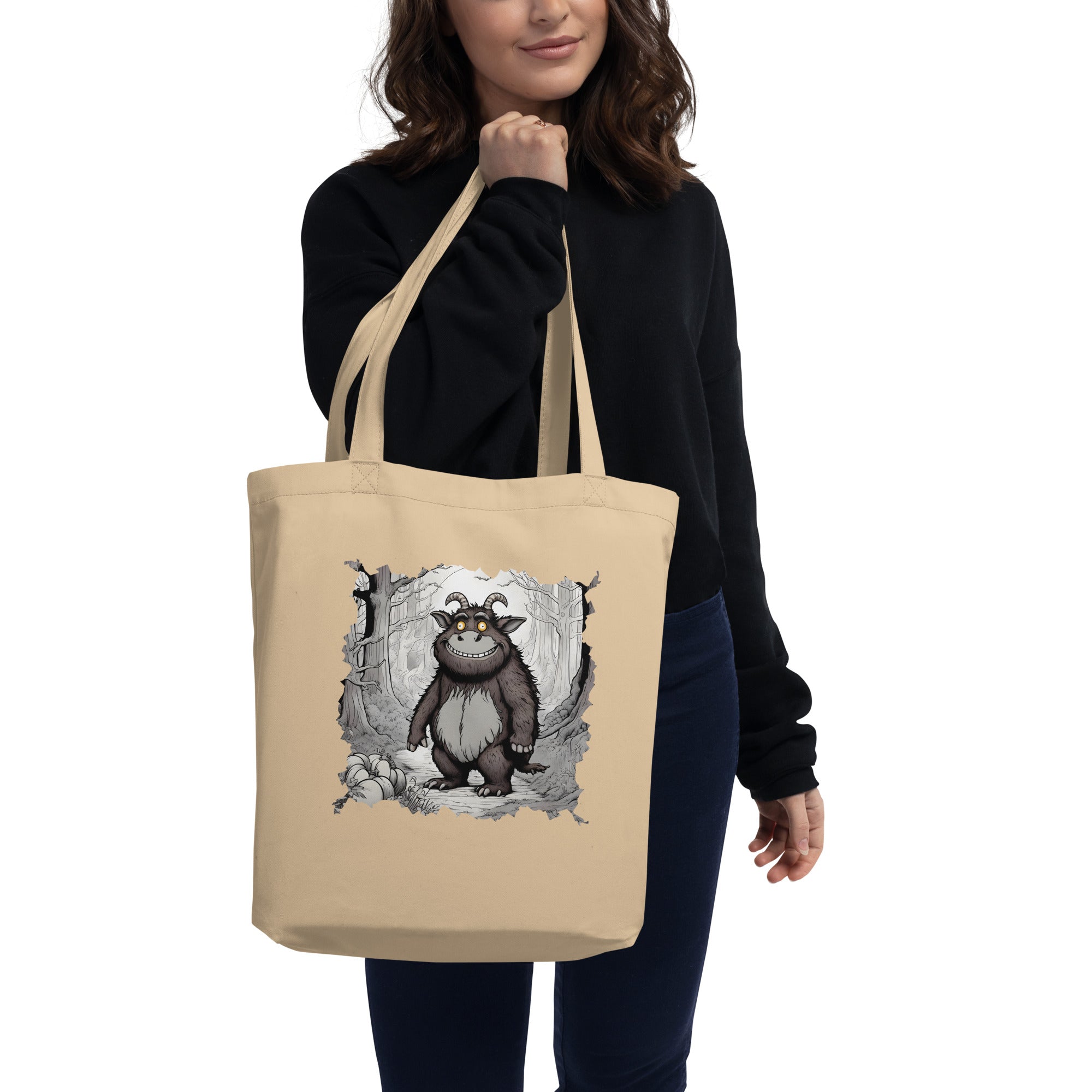 Gruffalo Halloween Horror Scary Gruffalo Monster Cartoon Spooky Season Eco Tote Bag