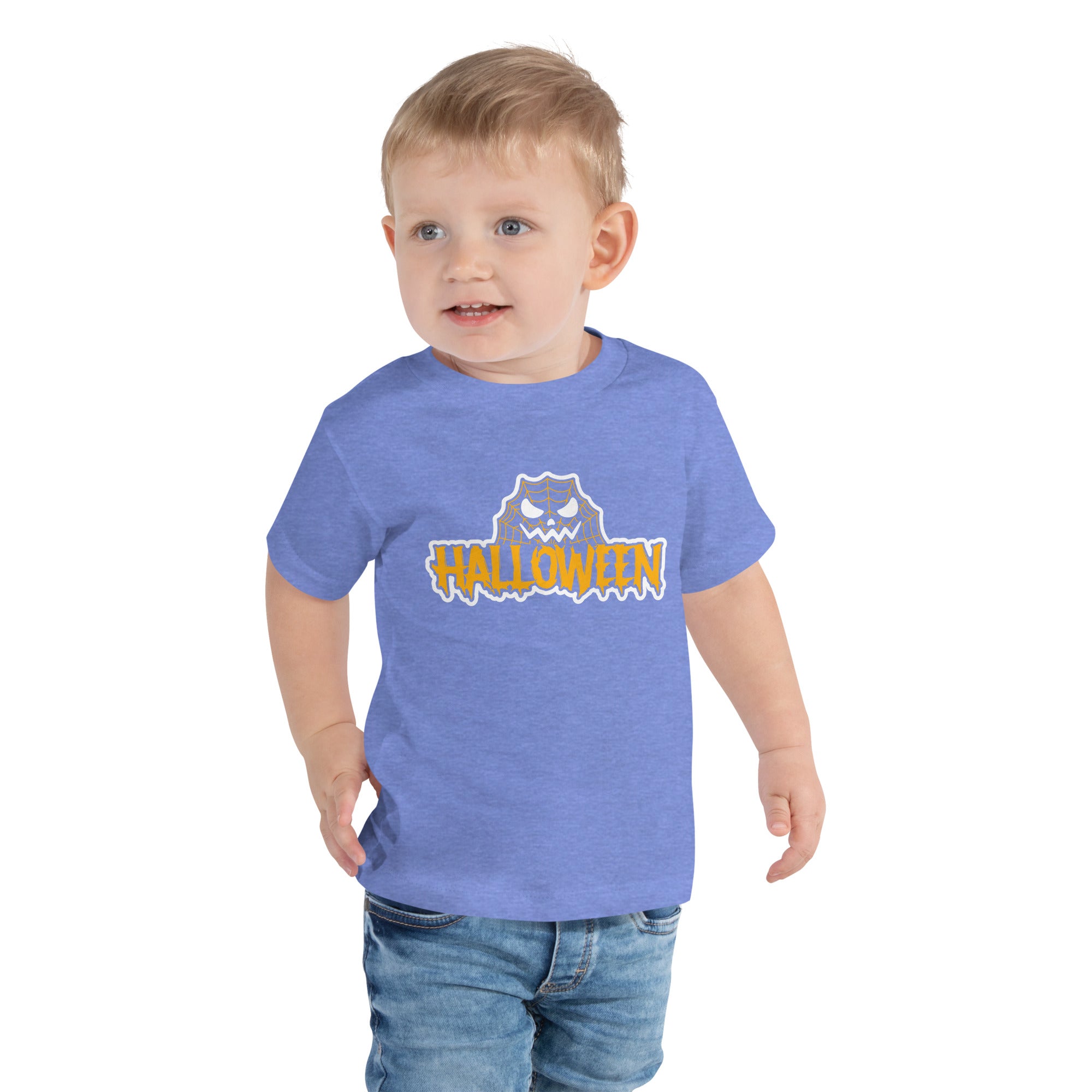 Happy Halloween Scary Evil Face Kids T-Shirt