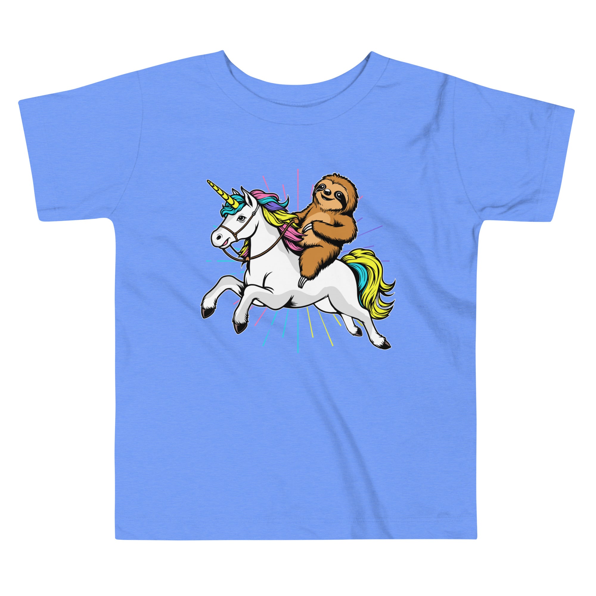 Sloth Riding Unicorn Kids T-Shirt