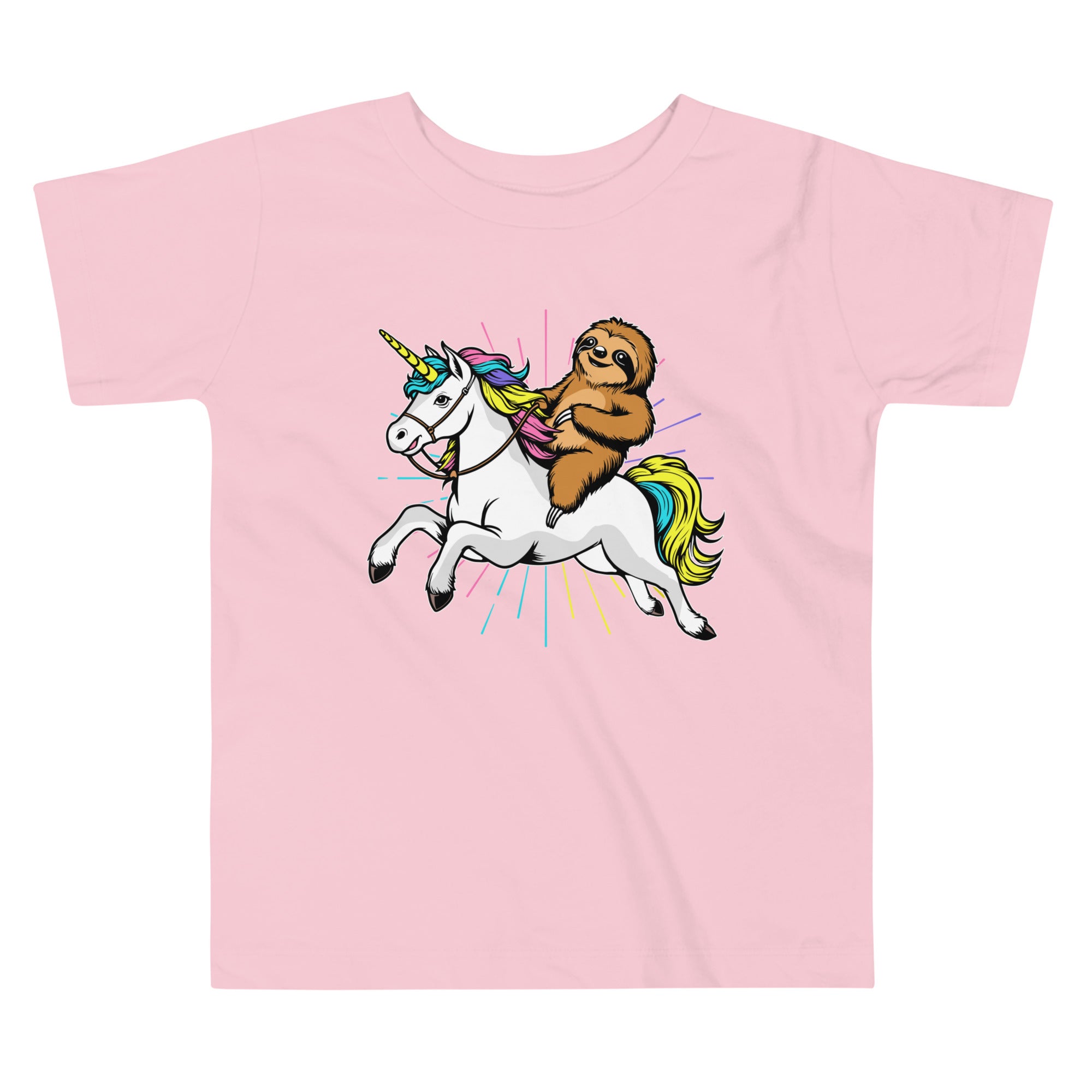 Sloth Riding Unicorn Kids T-Shirt