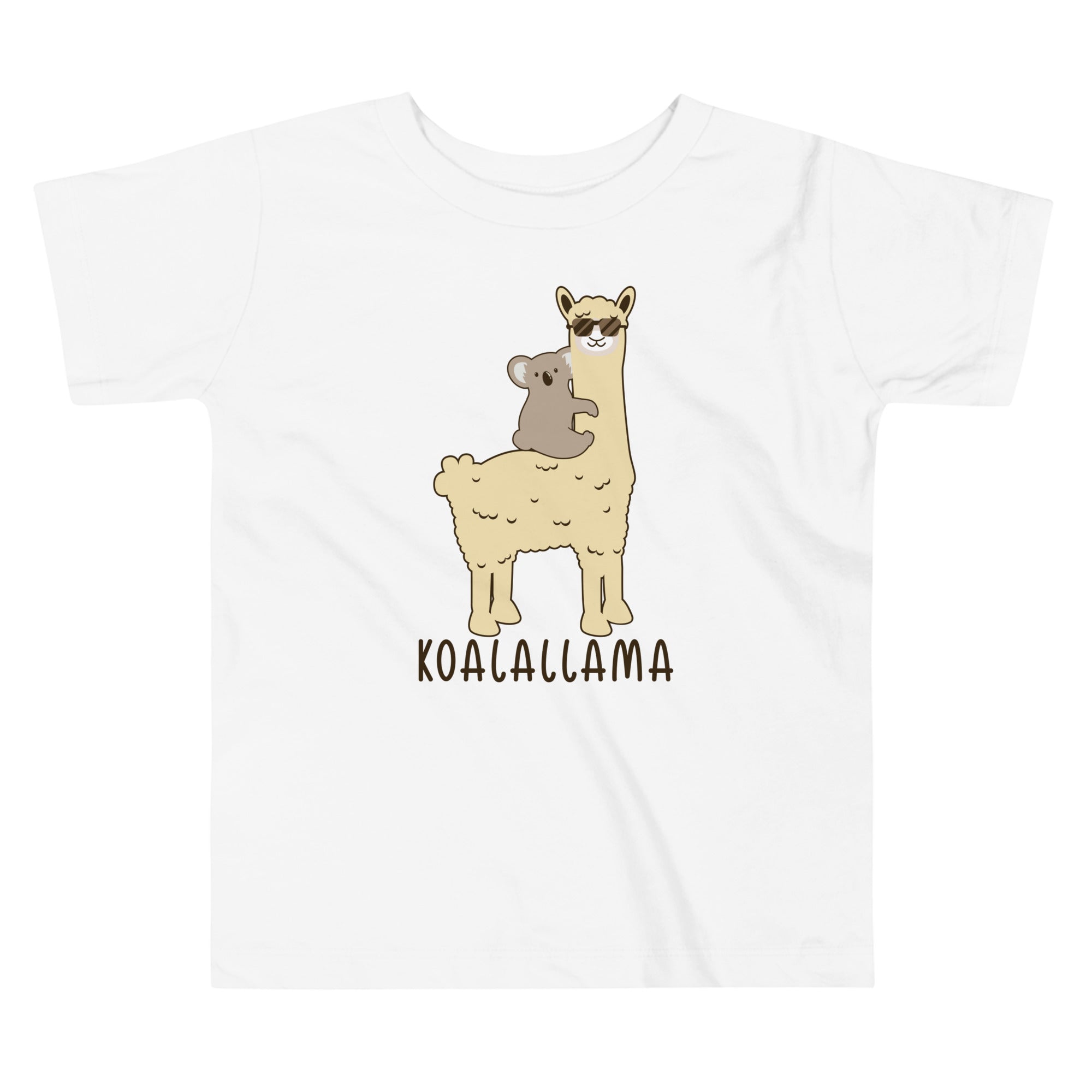 Koala Bear Riding Llama Kids T-Shirt