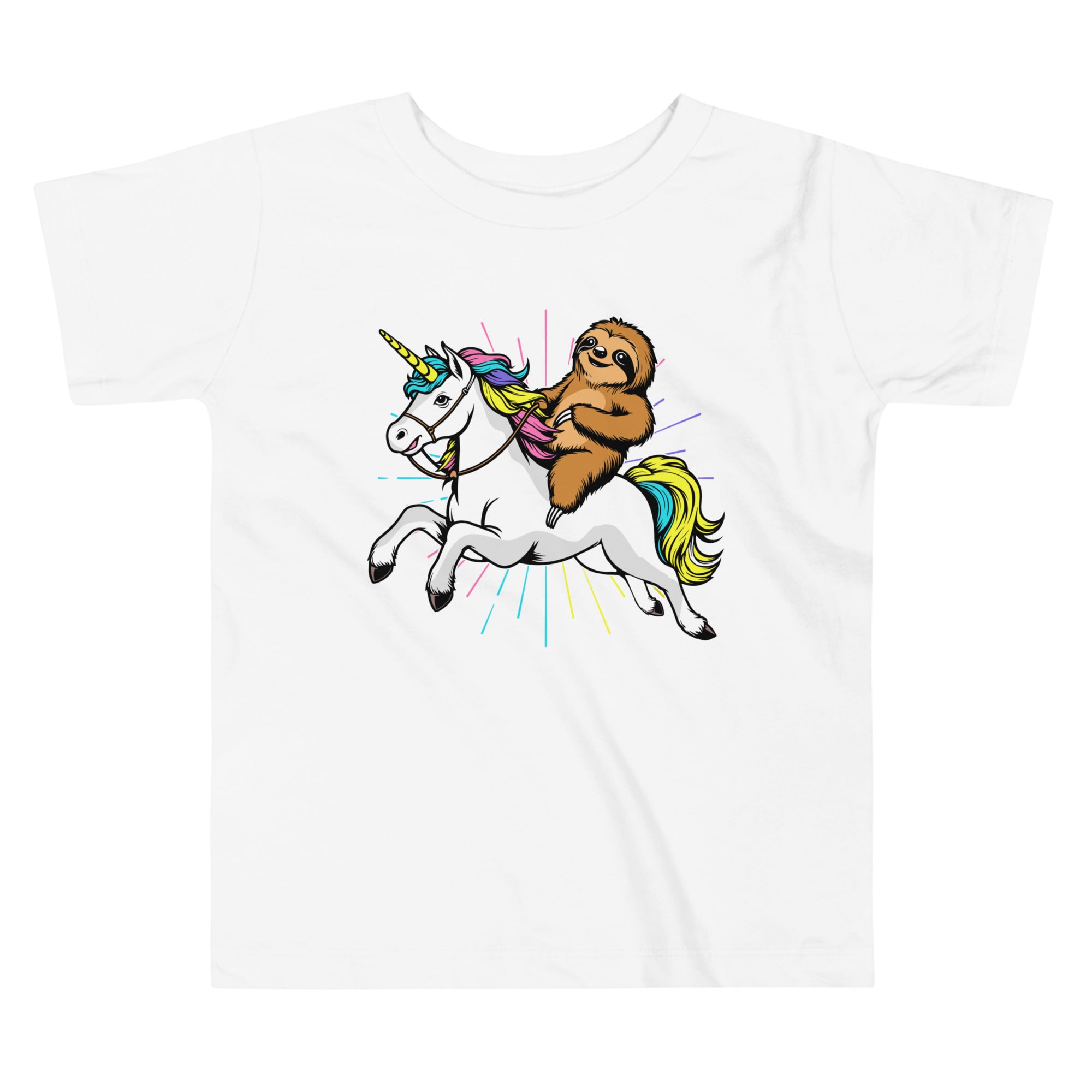 Sloth Riding Unicorn Kids T-Shirt