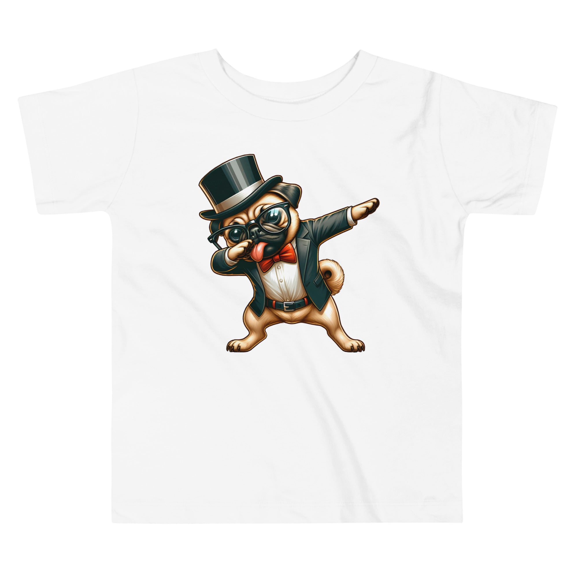 Dabbing Pug Dog Kids T-Shirt