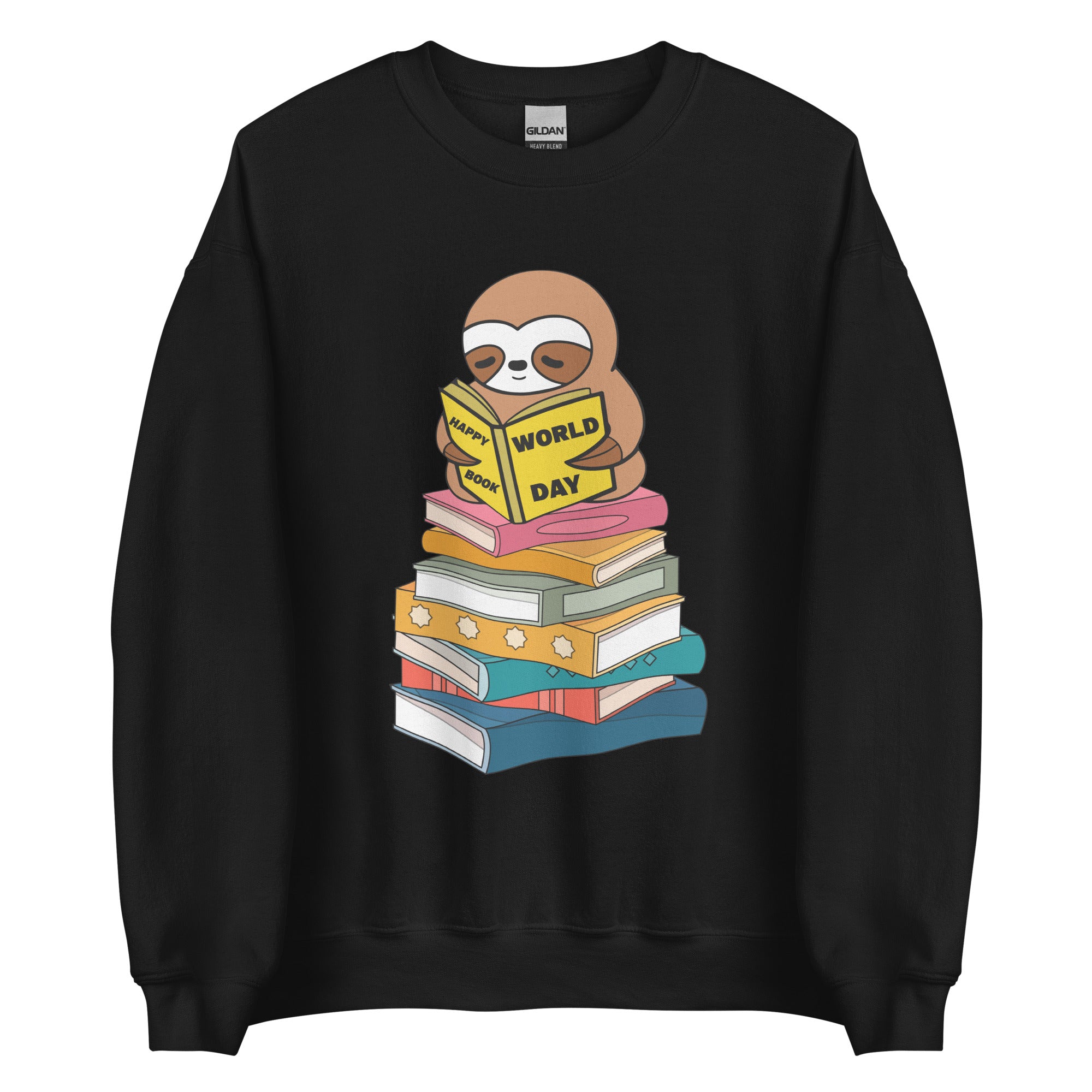 Happy Sloth Reading Women's Sweatshirt