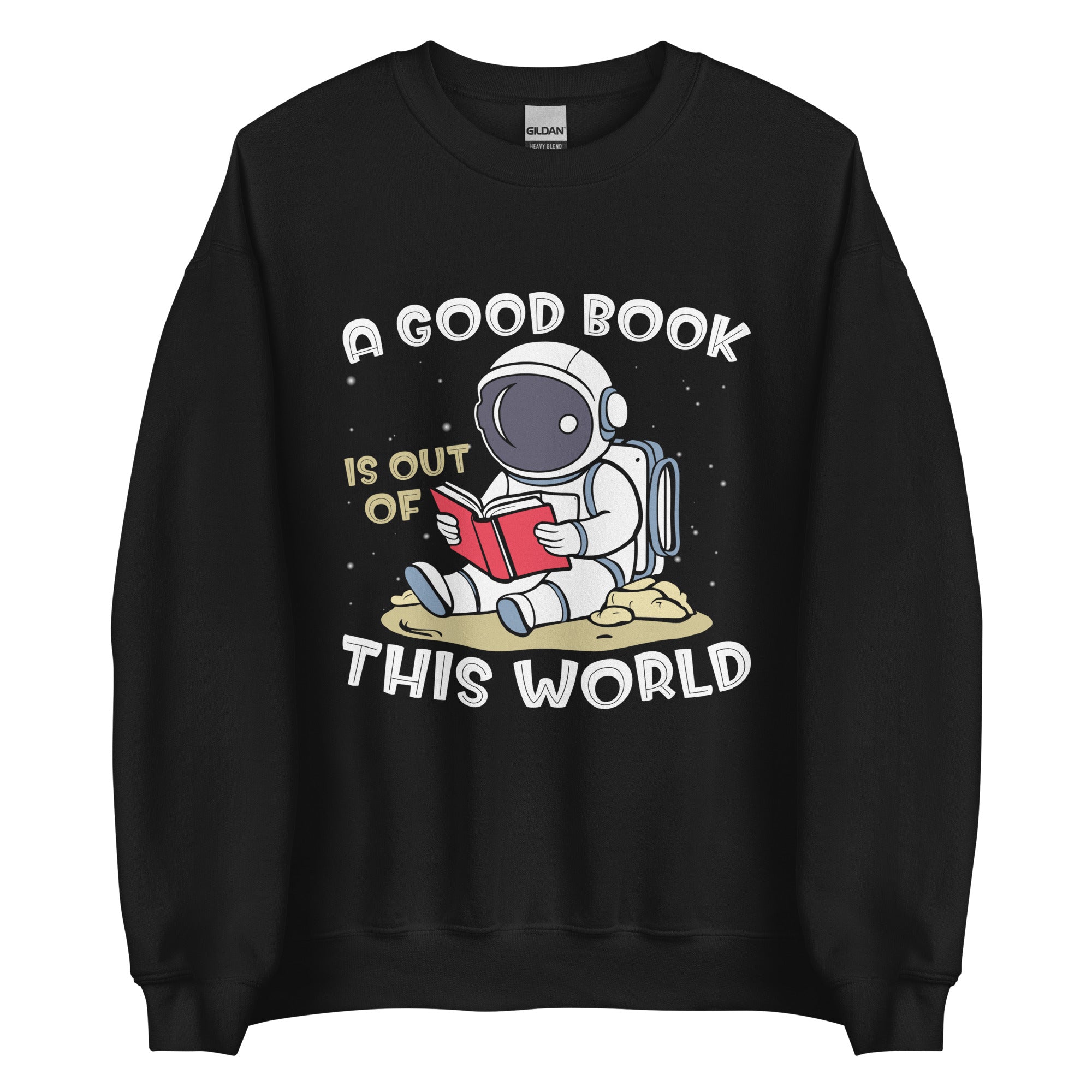 Astronaut Reading Book Women's Sweatshirt