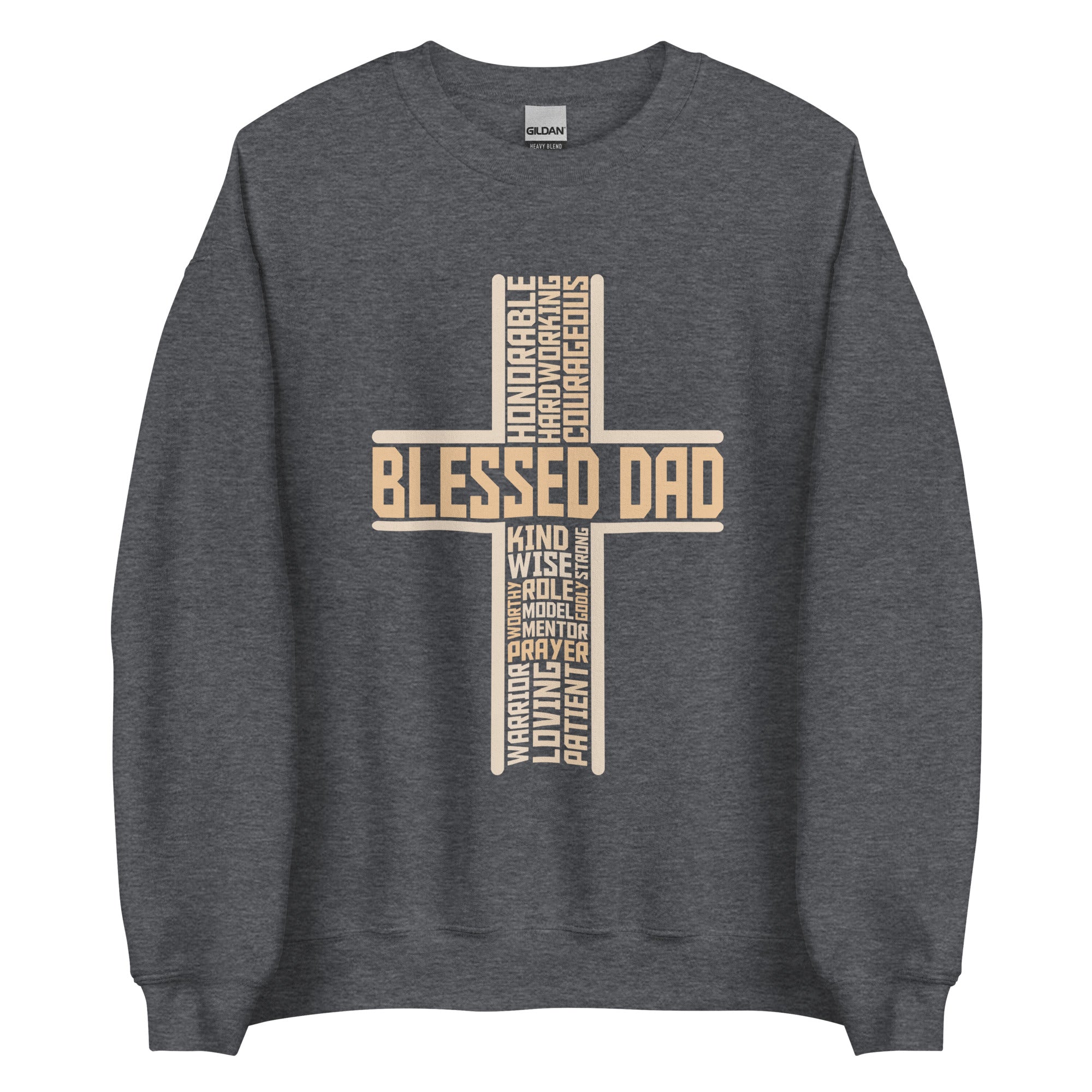 Blessed Dad Cross Men's Sweatshirt