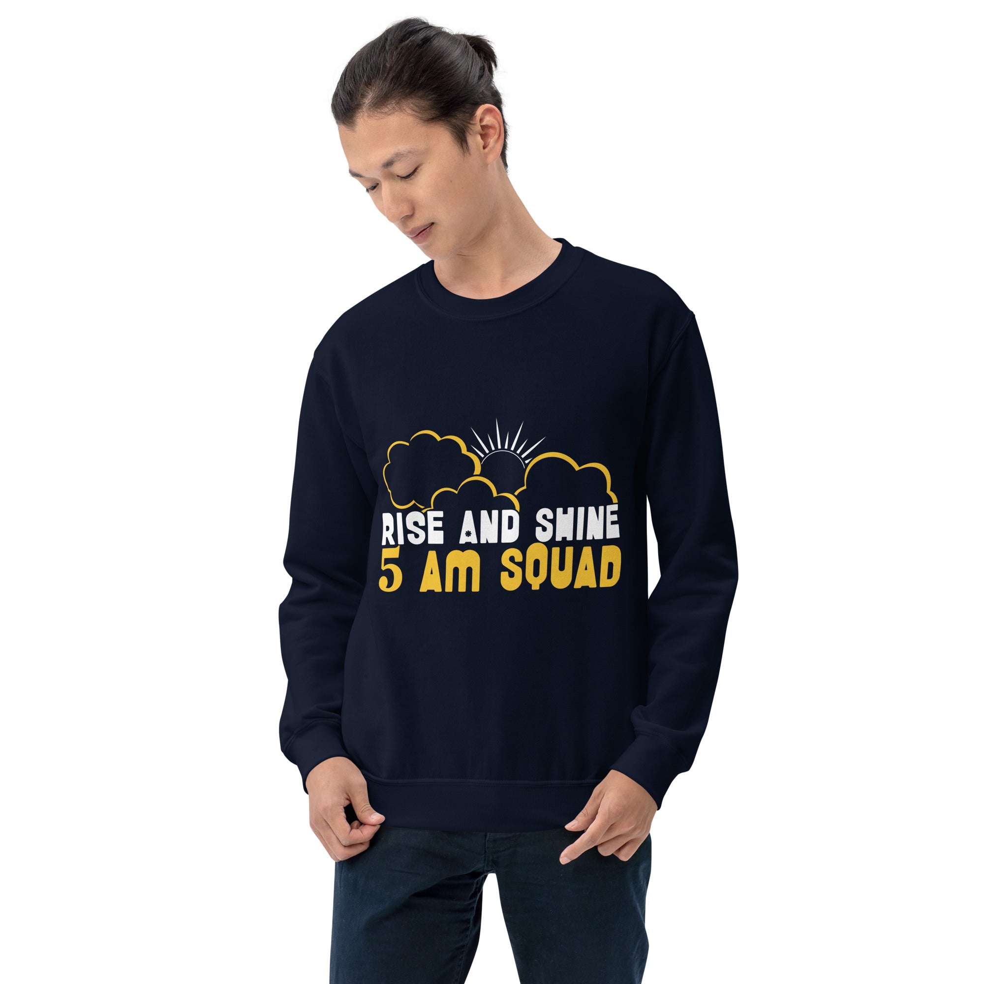 Rise And Shine 5 Am Squad Gym Fitness Training Workout Exercise Crossfit 5 Am Squad Men's Sweatshirt