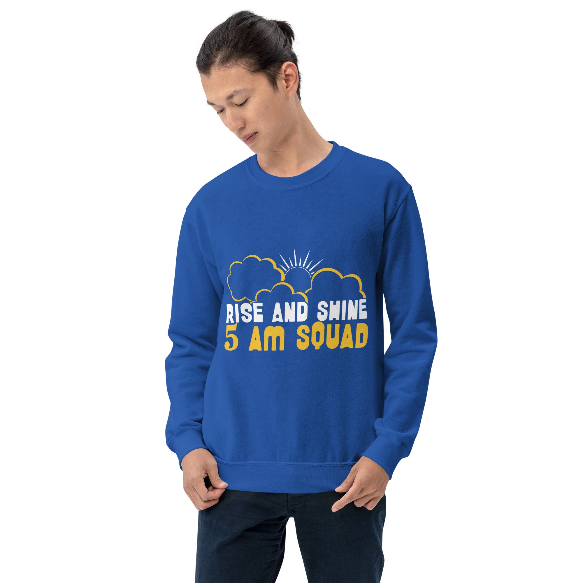 Rise And Shine 5 Am Squad Gym Fitness Training Workout Exercise Crossfit 5 Am Squad Men's Sweatshirt