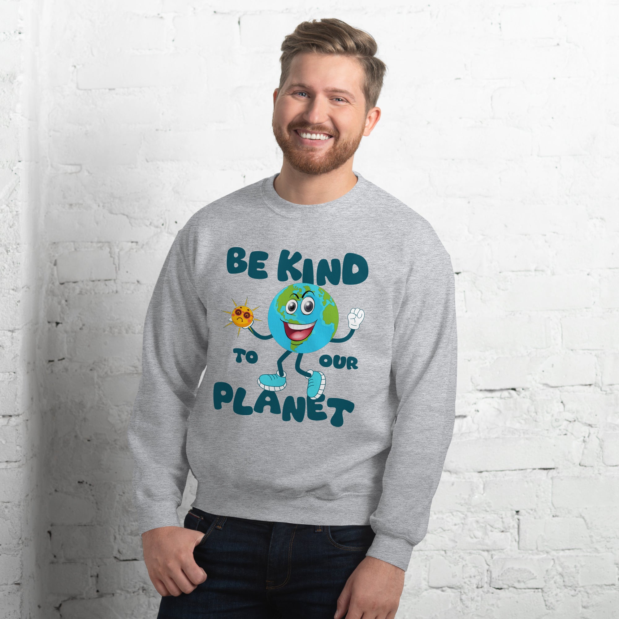 Be Kind To Our Planet Men's Sweatshirt