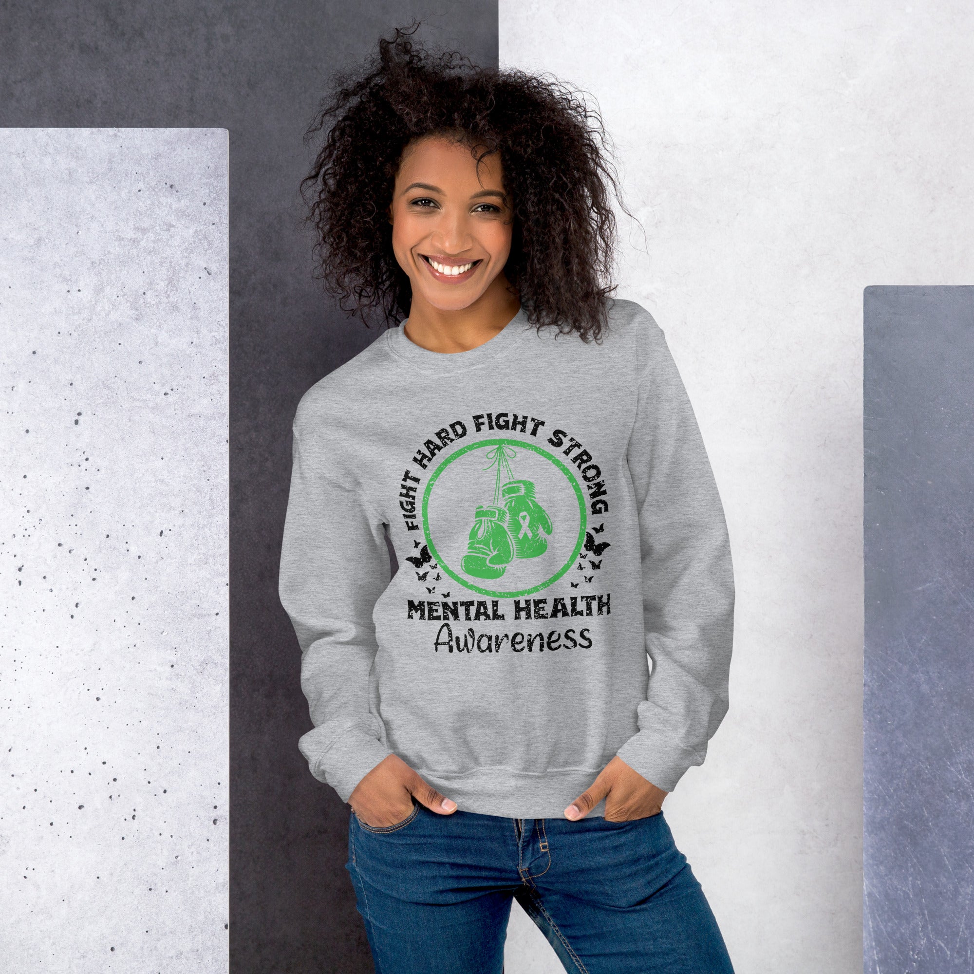 Fight Hard Fight Strong Women's Sweatshirt