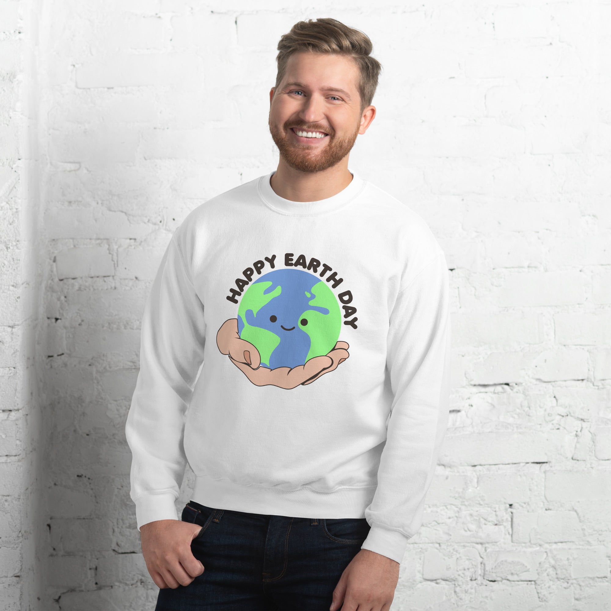 Happy Earth Day Men's Sweatshirt