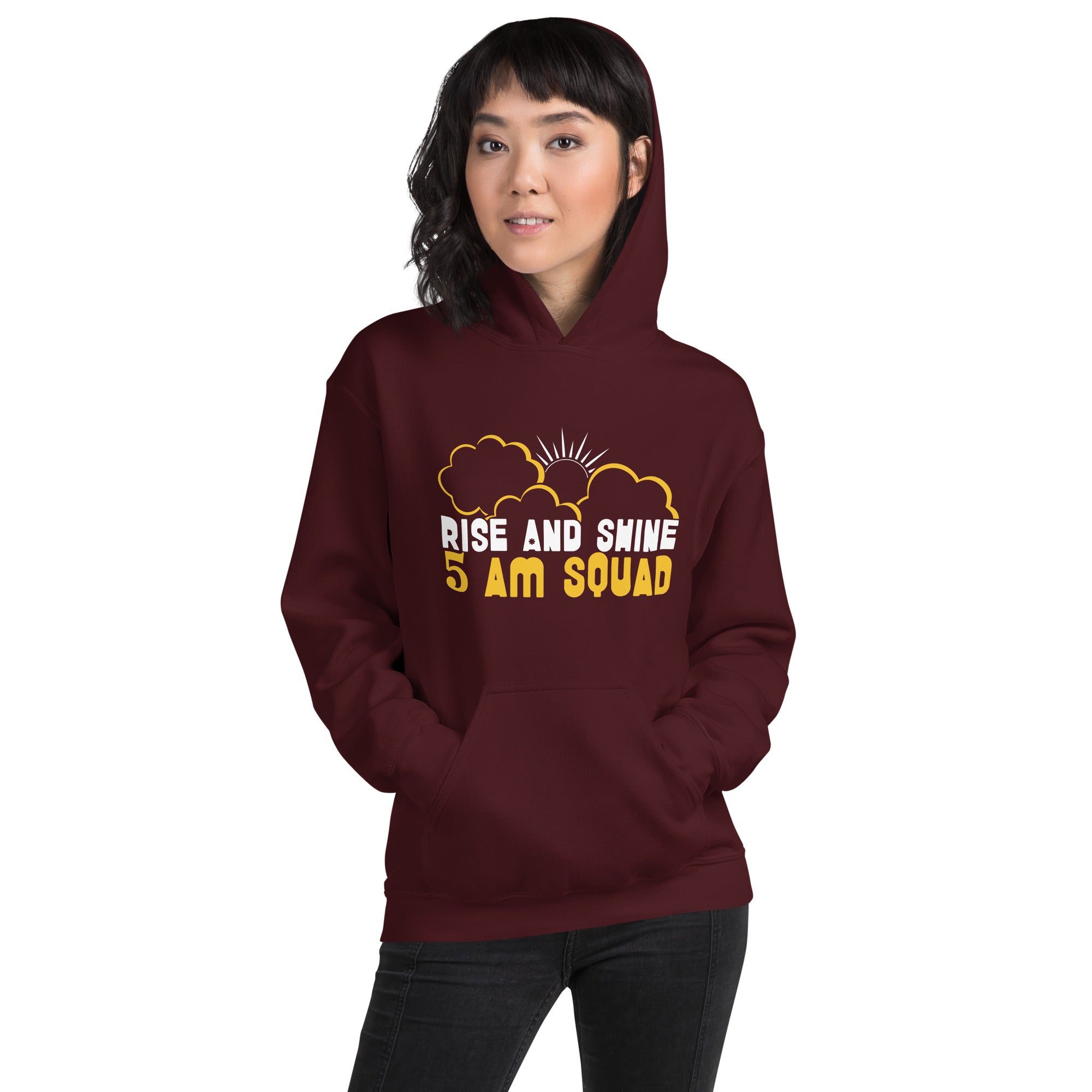Rise And Shine 5 Am Squad Gym Fitness Training Workout Exercise Crossfit 5 Am Squad Women's Hoodie