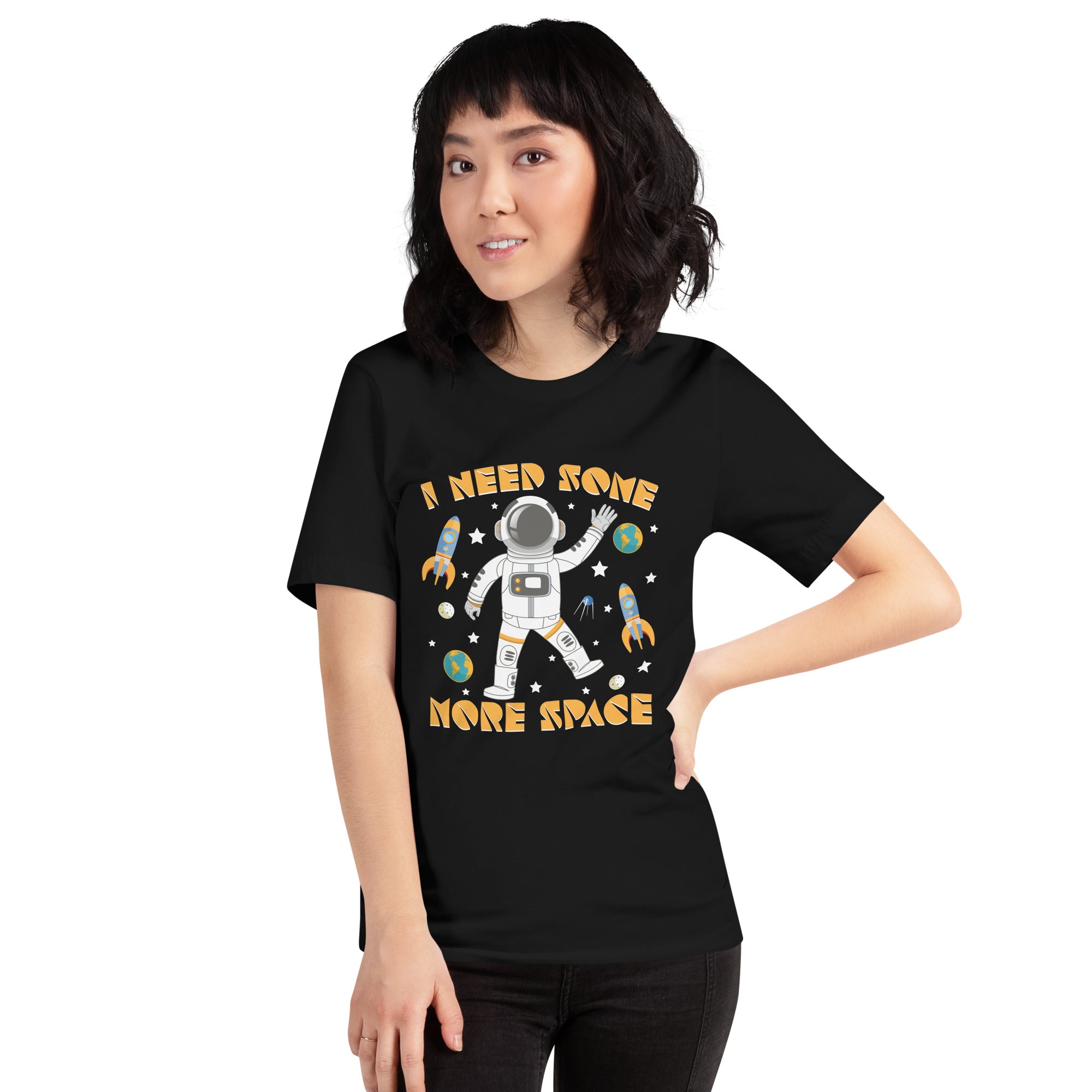 I Need Some More Space Astronaut Funny Astronomy Universe Space Lover Women's T-Shirt