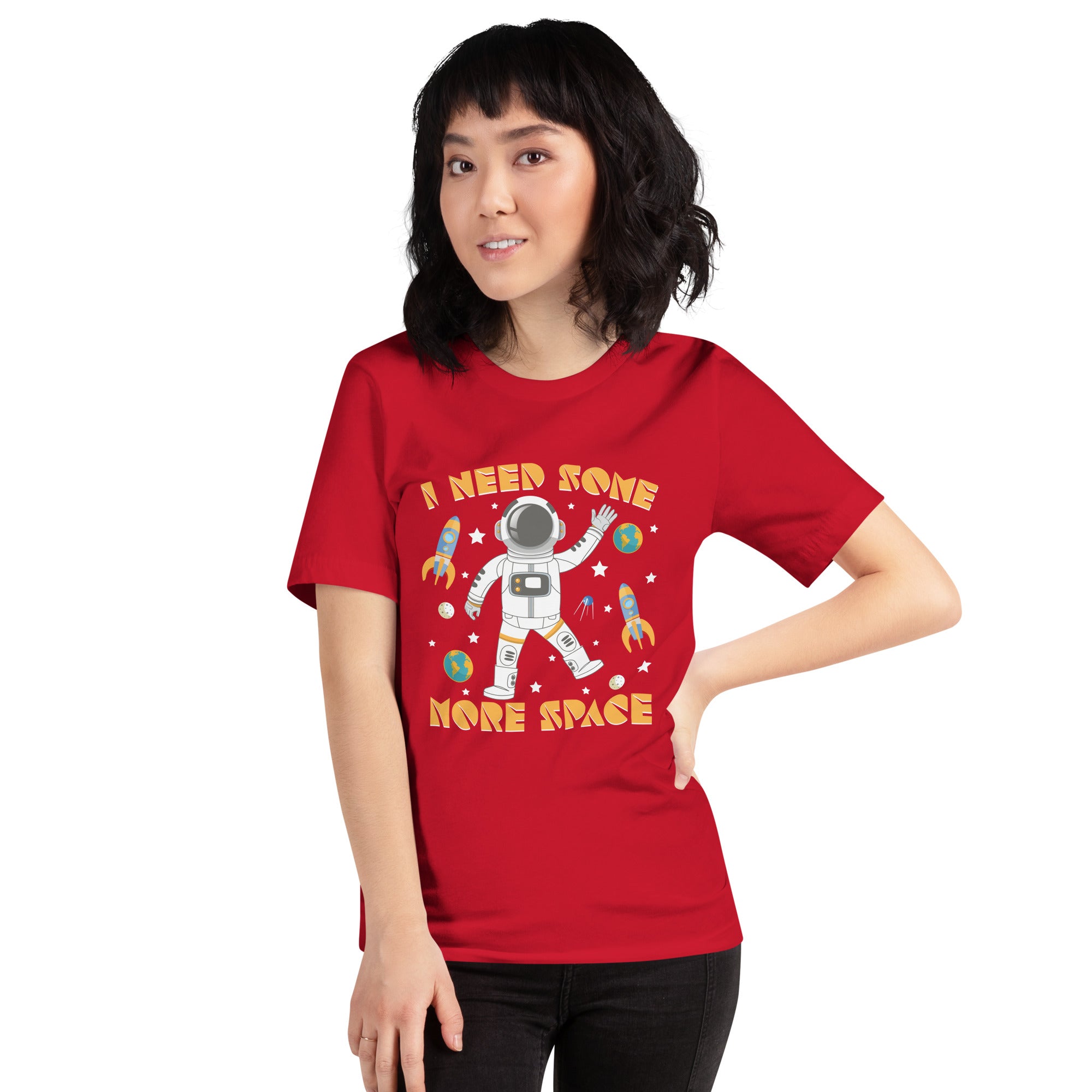 I Need Some More Space Astronaut Funny Astronomy Universe Space Lover Women's T-Shirt