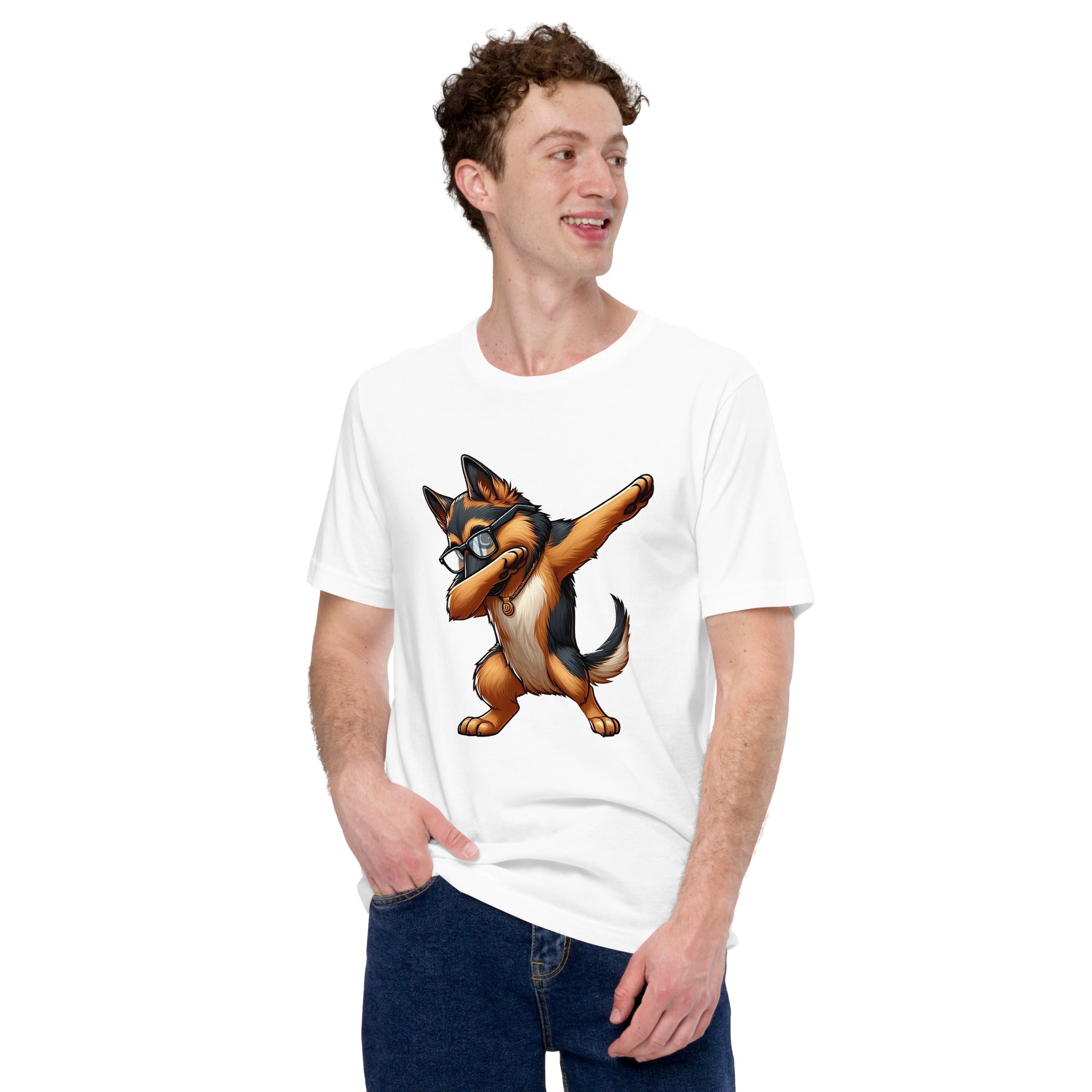 Dabbing German Shepherd Dog T-Shirt