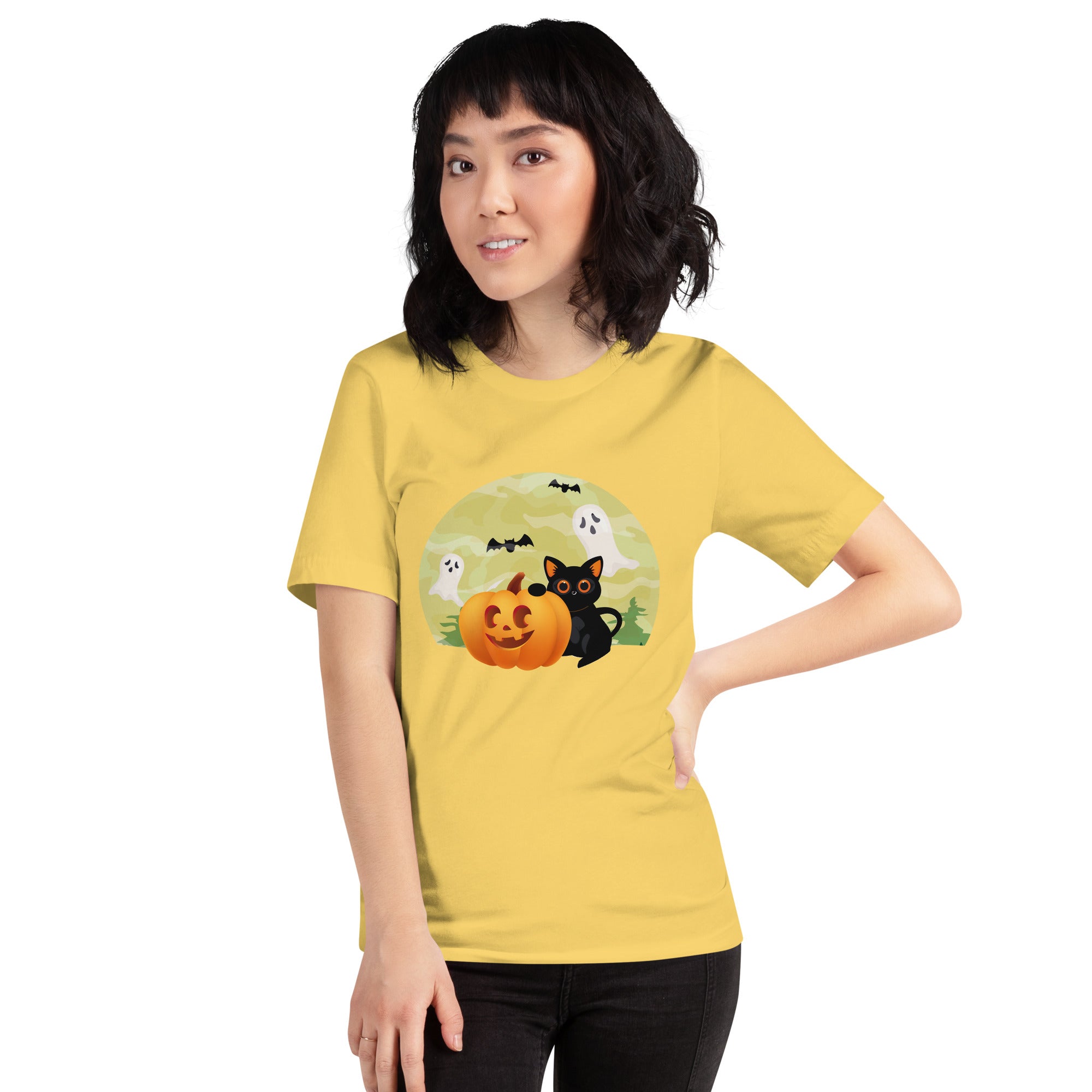 Halloween Black Cat Women's T-Shirt